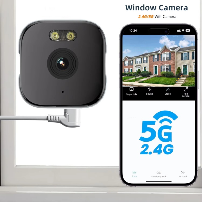 Kamera okienna 4K, kamera wewn – Home Security Robot recenzja i cena